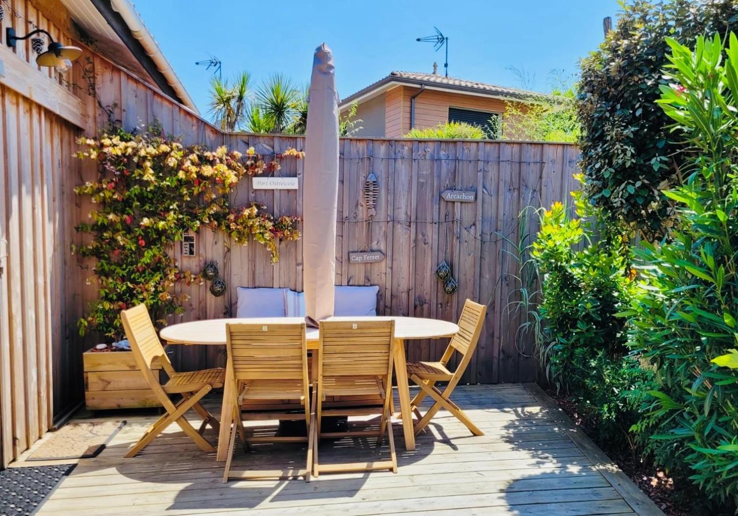 Cocon Entre Presqu'Ile Du Cap Ferret Et Plages Oceanes - Terrasse - 1 Velo Gratuit Ares Kültér fotó